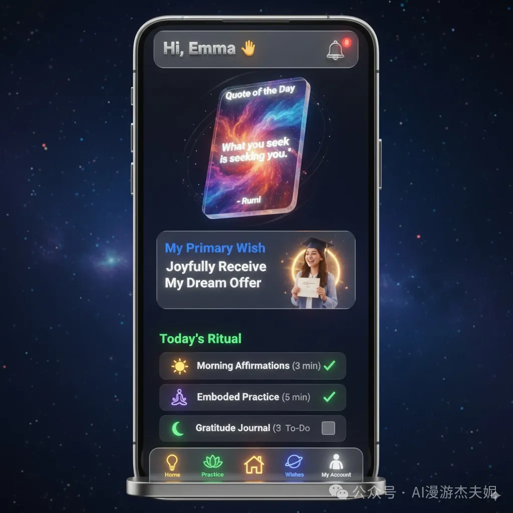 3D Manifestation Onboarding preview