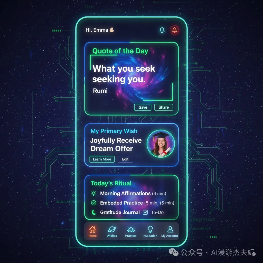 Cyberpunk UI concept